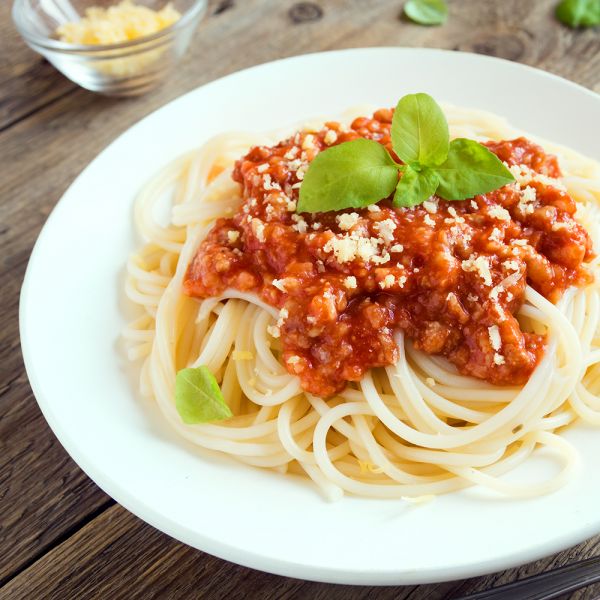 Spaghetti Bolognese vegan gutenfrei