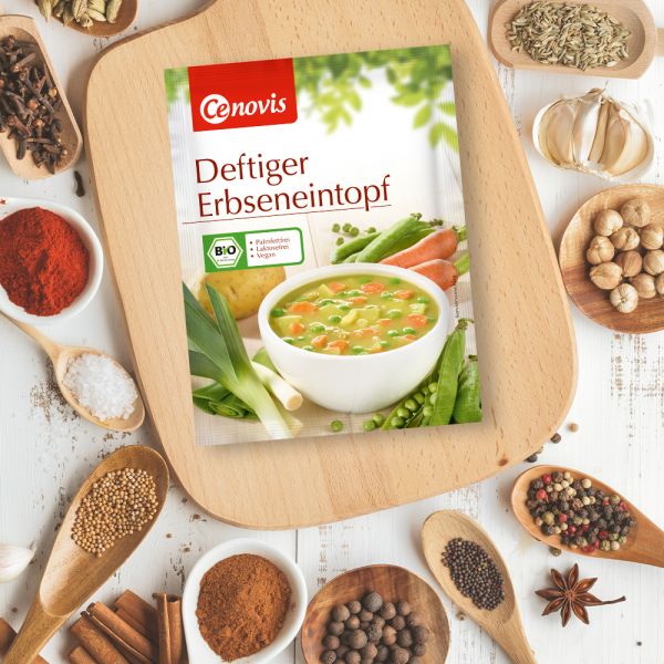 Deftiger Erbseneintopf, bio