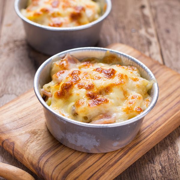 Herzhaftes Nudel-Schinken Gratin gutenfrei