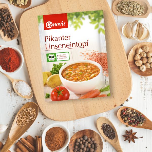 Pikanter Linseneintopf, bio
